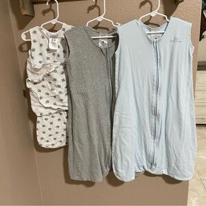 Halo SleepSack Swaddle bundle of 3 various sizes